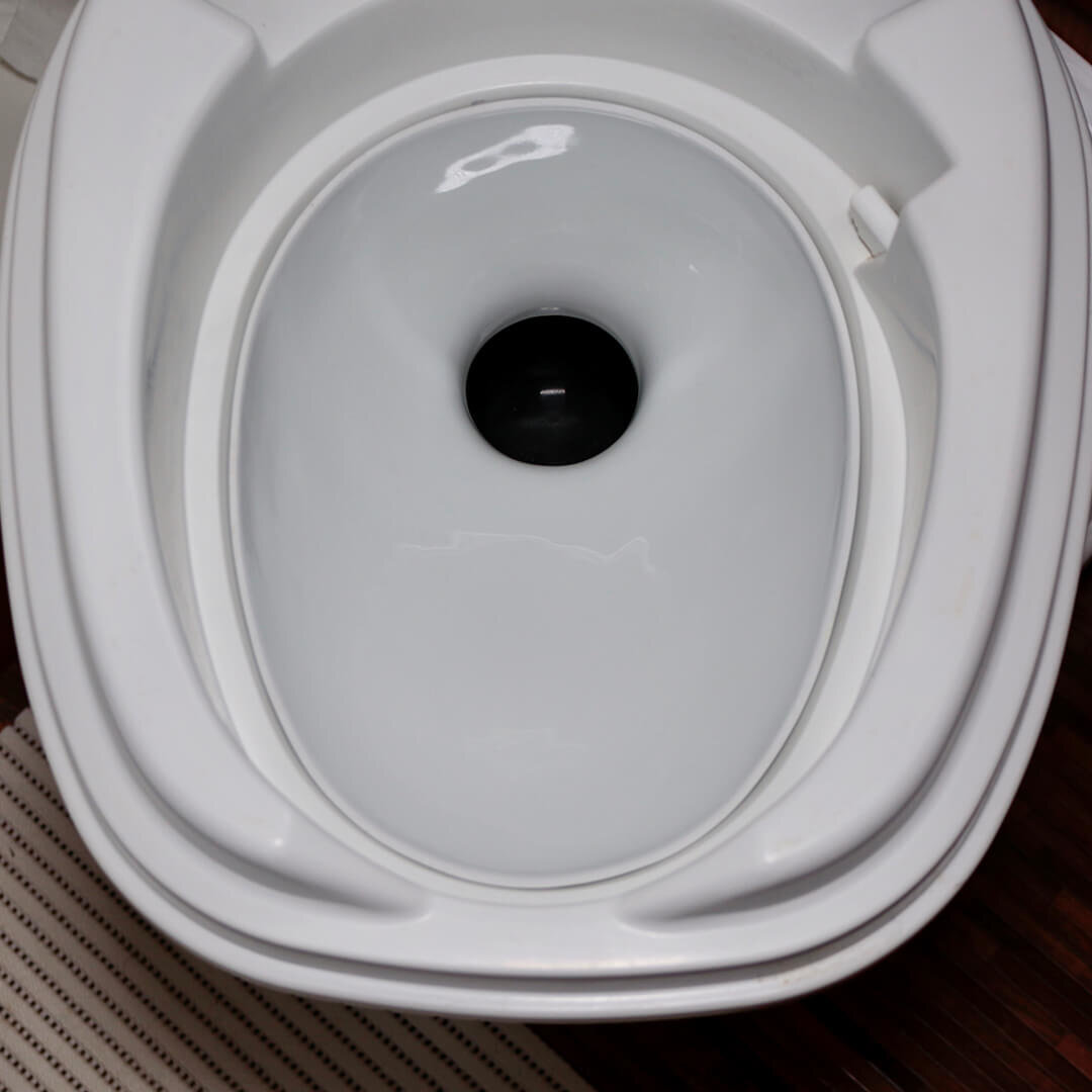 Installed porcelain surface